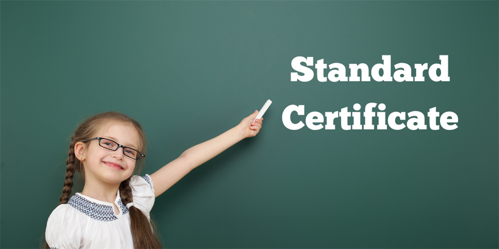 Standard Certificate
